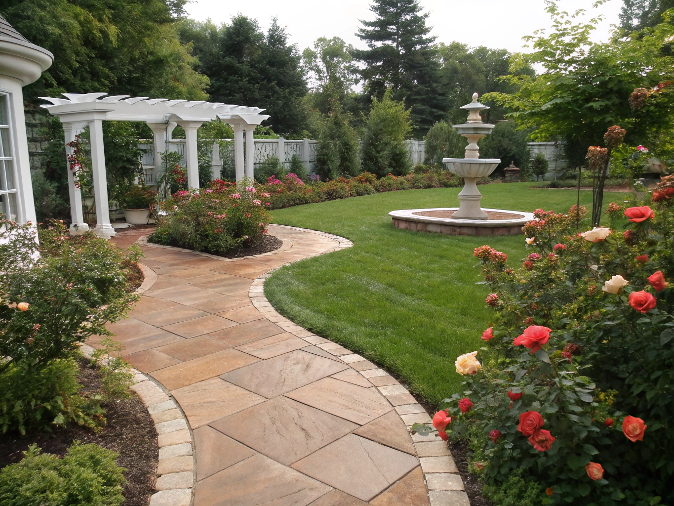 Beautiful completed garden project showcasing landscaping expertise